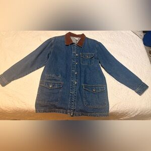 Vintage Haik’s Denim Barn Jacket with Star Button Detail